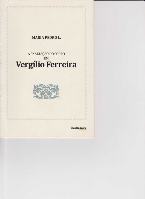 Vergílio Ferreira (Ensaios) - Do Mundo Original e Aparição