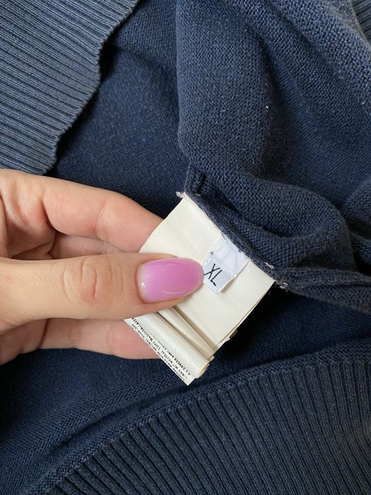 Вінтажна оригінальна кофта Stone Island светр синій ХЛ розмір