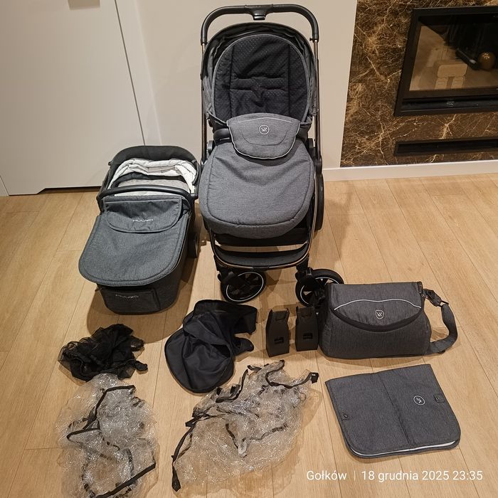 Wózek Muuvo Quick 2.0 cały zestaw