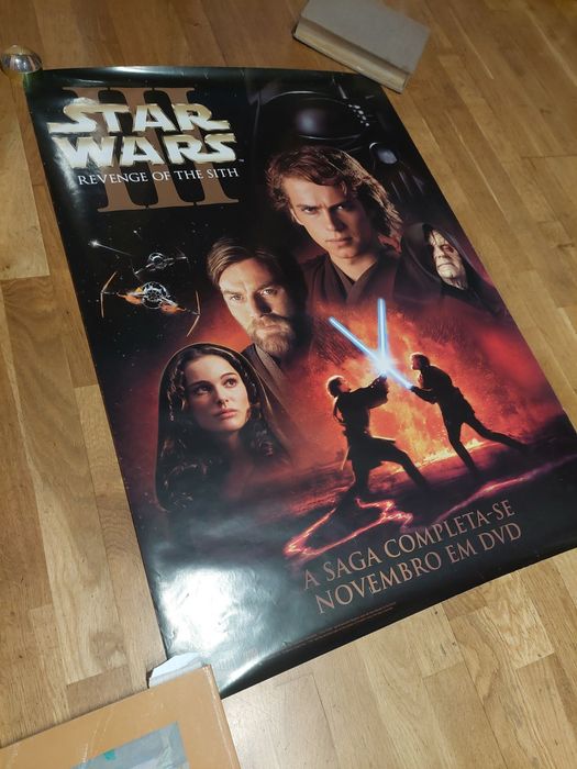 Grande poster publicitário star wars