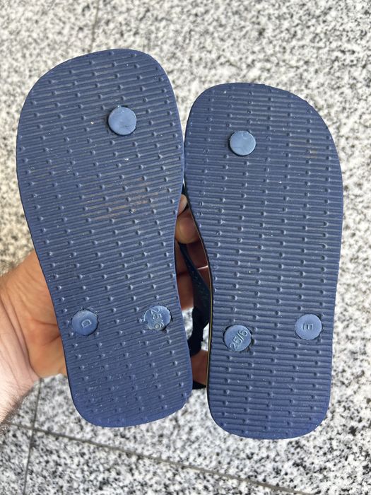 Havaianas 27 ou 28 com fita de calcanhar