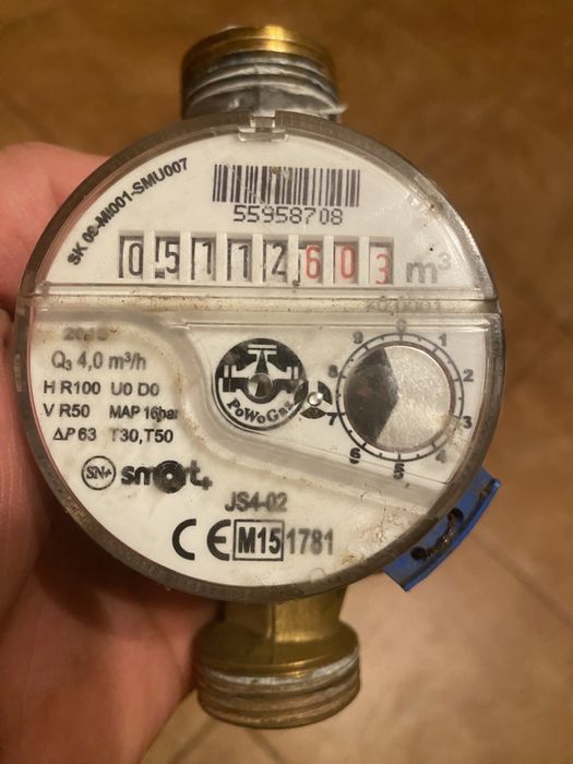Wodomierz Zimnej Wody Używany