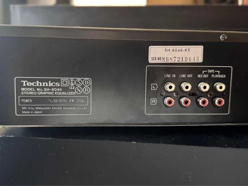 Equalizador Technics SH-8046 Stereo Graphic