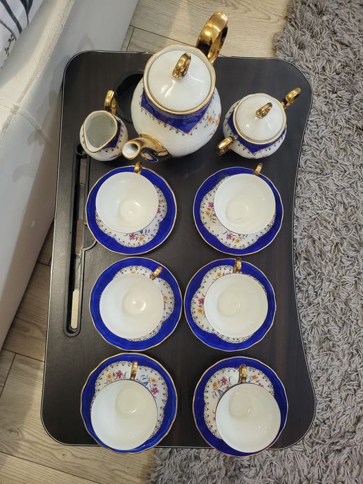 Kompletny serwis kawowy porcelanowy Ćmielów