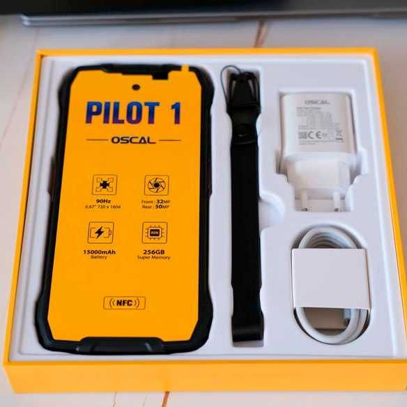 Телефон Blackview Oscal Pilot 1 6Gb/256Gb 15000mAh протиударний