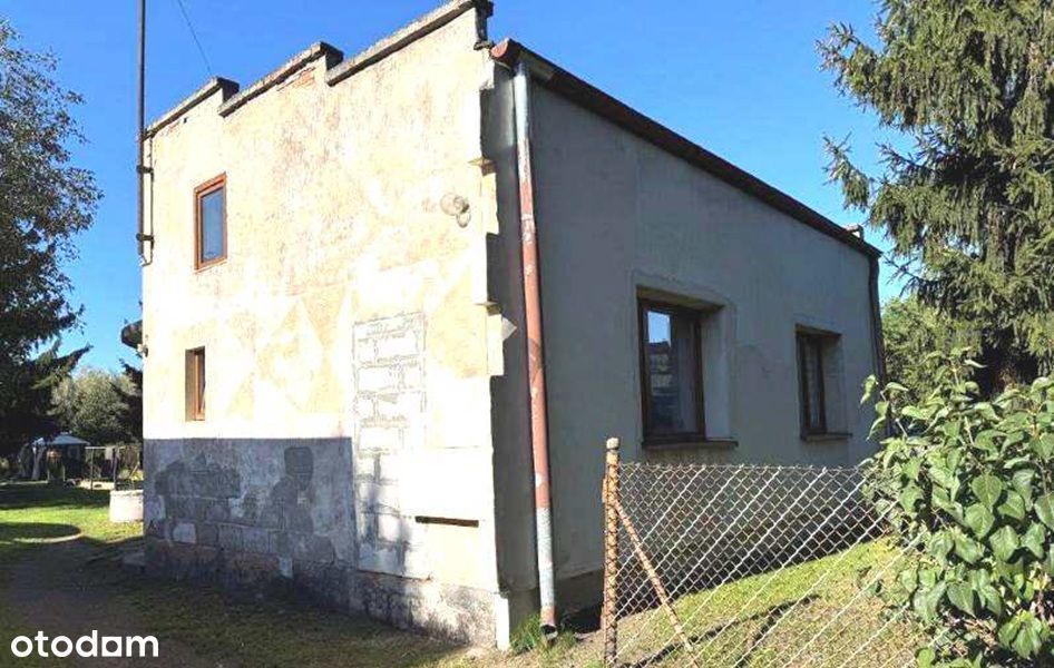 Działka, domy i budynek gospodarczy - udział - Tymianka, gm. Stryków