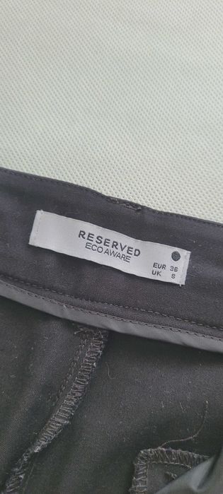 spodnie cygaretki reserved 36
