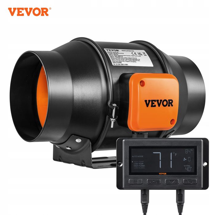 Wentylator przemysłowy VEVOR 402 CFM 15 cm