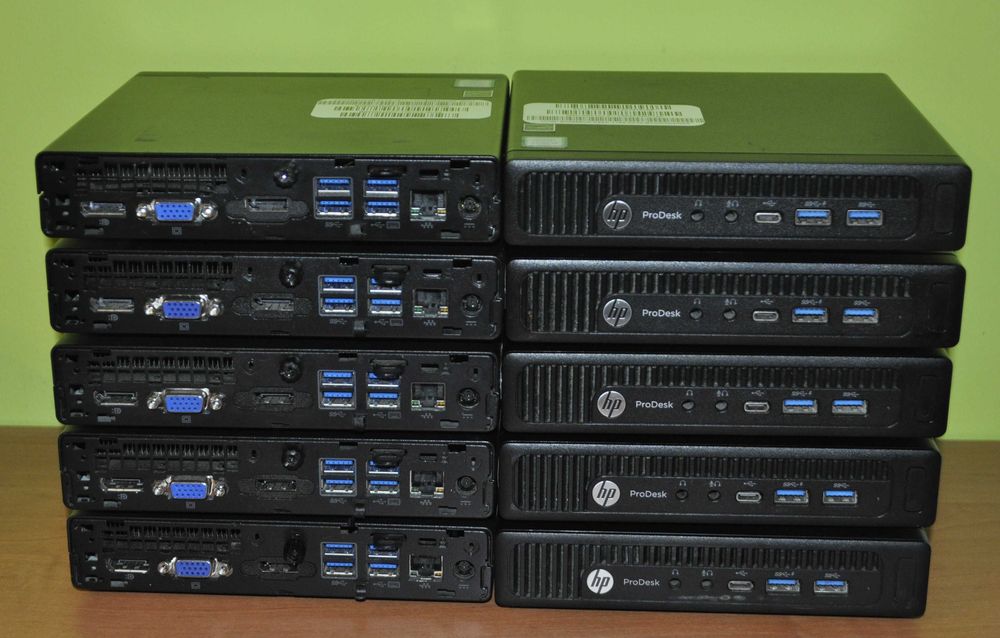 Неттоп HP ProDesk 600 G2 USFF + i3-6100T + 8 GB DDR4 + Windows 11 Pro ...