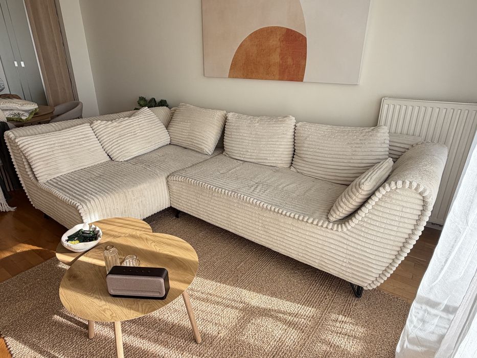 Sofa Agata COCOLI zakupiona w kwietniu 2025. Kolor beżowy.