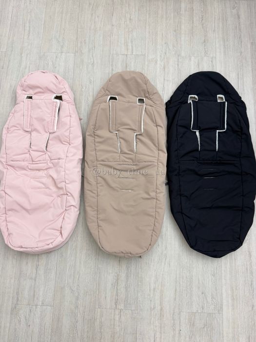 Конверт зимовий Cybex Beige, Pink, Black теплий футмуф