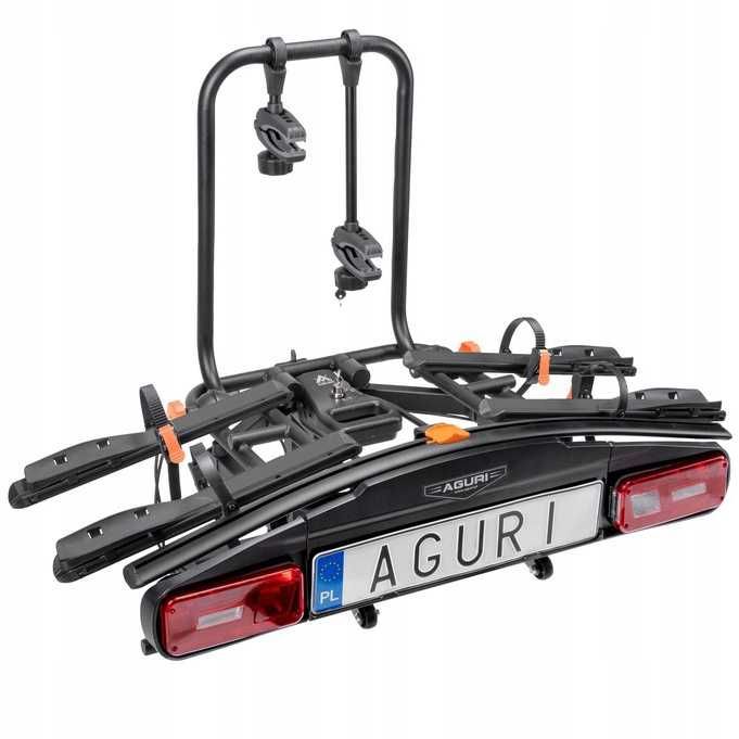 Bagażnik AGURI rowerowy platforma na hak 2 rowery e-bike black Praga ul. Grochowska 172