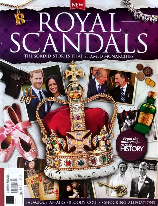 All About History Booklet premium magazyn Skandale Rodzin Królewskich