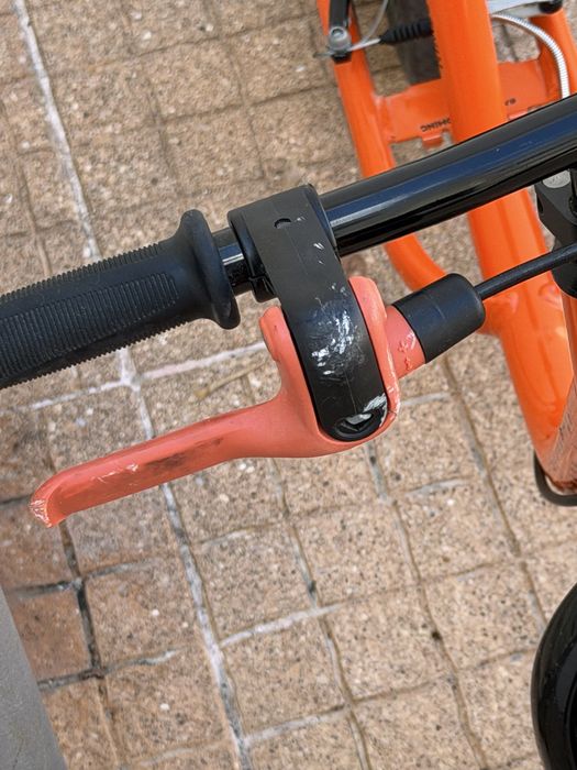 BTWIN Runride 500 de aprendizagem de Bicicleta 10 POLEGADAS CRIANÇA LARANJA