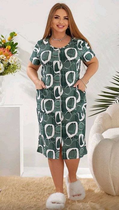 Женский летний халат  52 , 54 , 56 , 58, 60 рр.