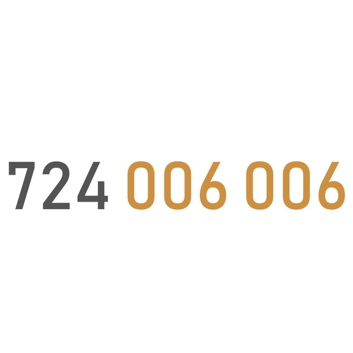 ZŁOTY NUMER 724_006_006