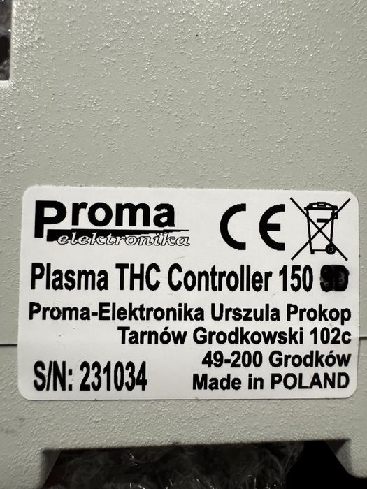 THC Proma plasma cnc