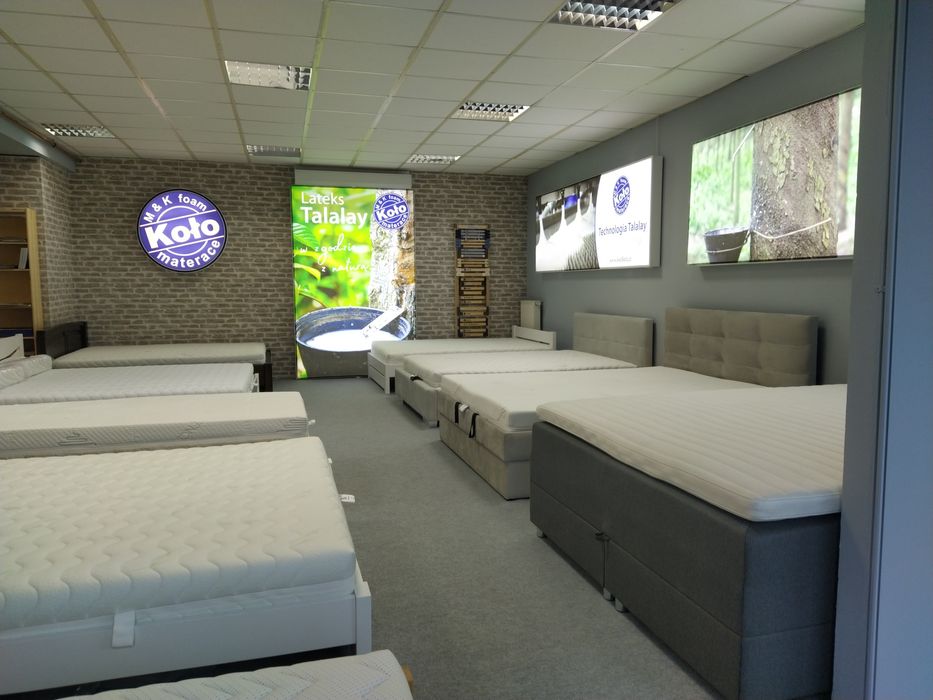 Łóżko małżeńskie nowe poekspozycyjne