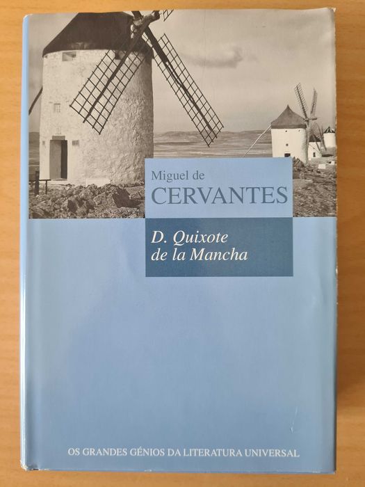 Livro "D. Quixote de la Mancha" de Miguel de Cervantes