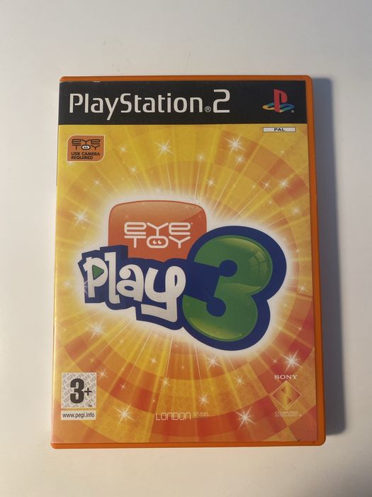 Jogos PS2 GTA San Andreas e EyeToy: play 3