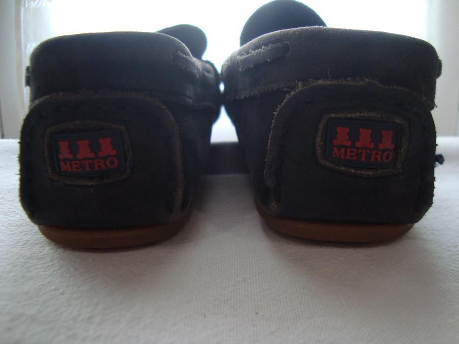 Sapatos Mocassins marca Metro nº 33 Menina/menino azuis em Nobubck