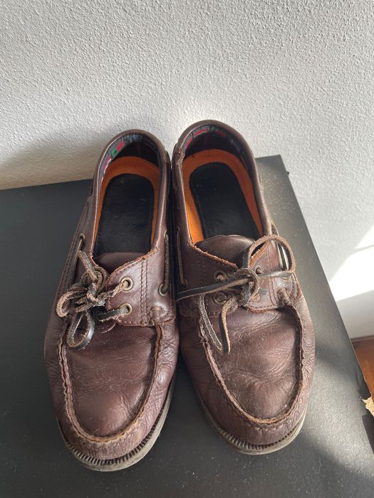 Sapatos vela  castanhos