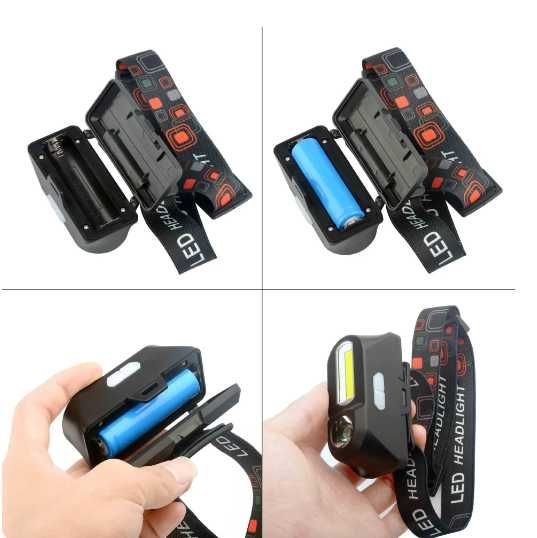 Налобний яскравий ліхтарик
