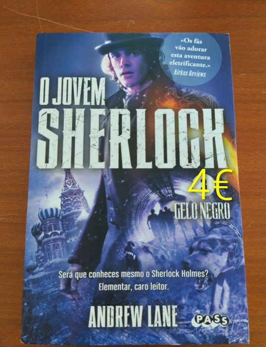 O Jovem Sherlock- Gelo Negro (Novo e c/Portes Incluídos)