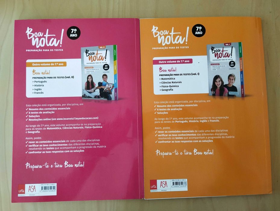 Livros de fichas para estudar 7º ano NOVOS