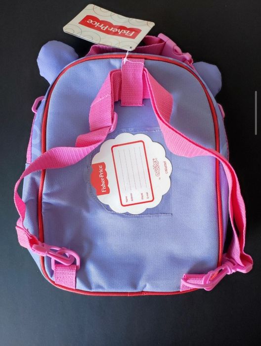Mochila hipopótamo fisher price novo