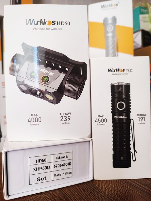 TOP Wurkkos TS22(Green,Black) XHP70.3, HD50