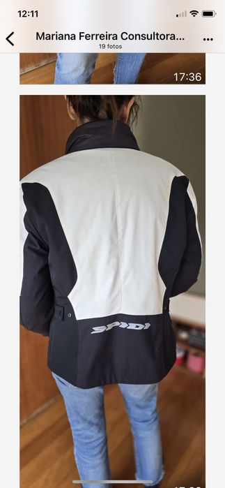 Casaco motard reversivel