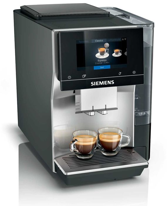 Automatyczny ekspres do kawy EQ700 classic Piano black SIEMENS TP713R19 35 programów kawowych