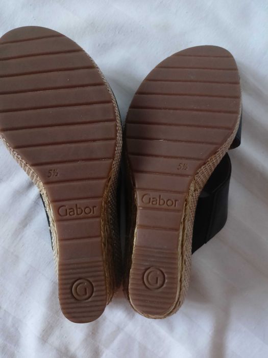 Gabor roz. 38,5 /UK 5,5G/ - dł. wkł. 24,8 cm- skóra- stan bdb