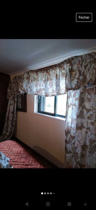 Conjunto cortinado + 2 edredões de solteiro