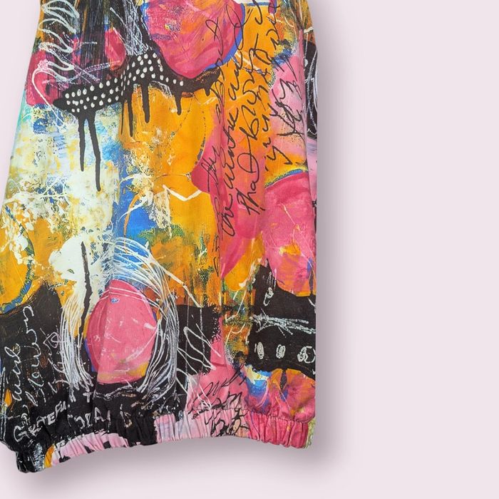 Auri Lili spódnica Samsara asymetryczna kolorowa art print M nowa