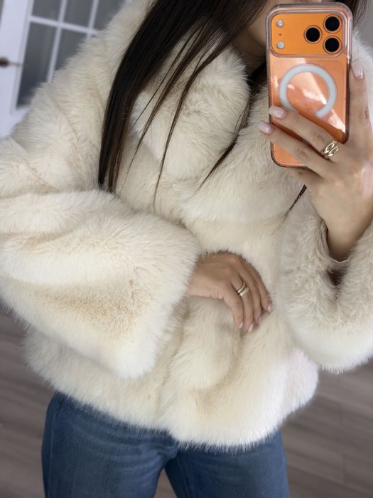 Трендова еко шуба під песець