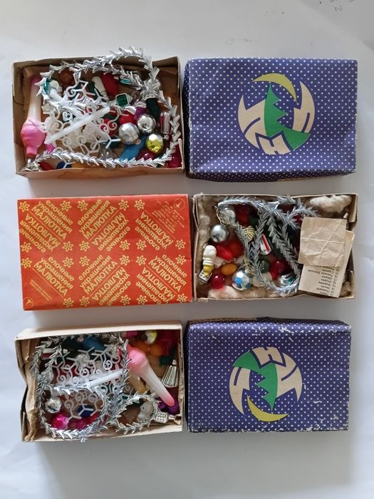 Елочние игрушки  ссср  малютка набор