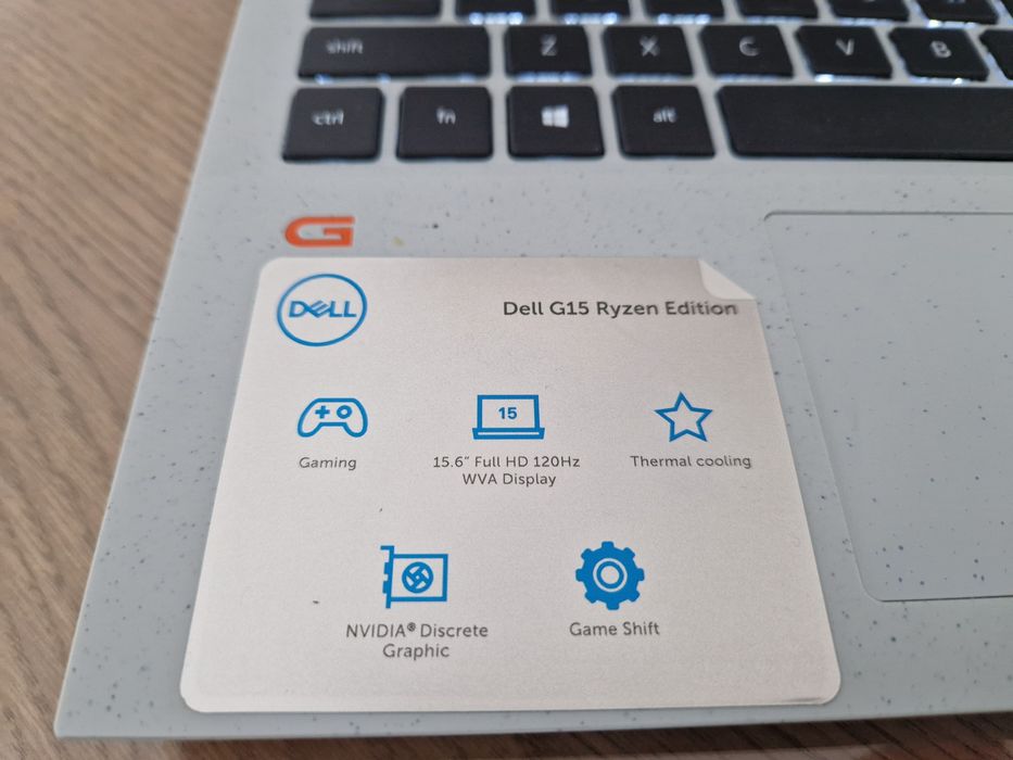 Laptop dell G15 5515 ryzen 5 5600 H gamingowy szary