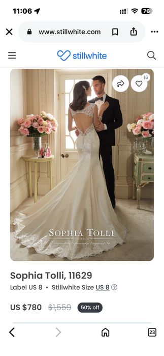 Весільна сукня бренду SOPHIA TOLLI
