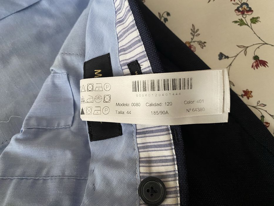 Fato da Massimo Dutti azul escuro