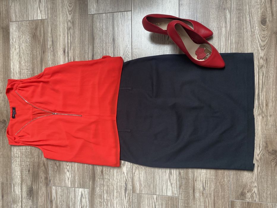 Elegancka spódnica z rozcięciem Clockhouse 40