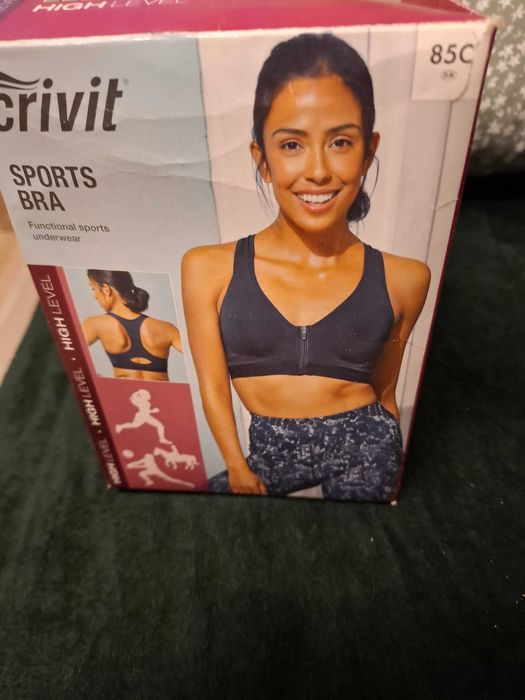 Stanik biustonosz sportowy 85C nowy granatowy