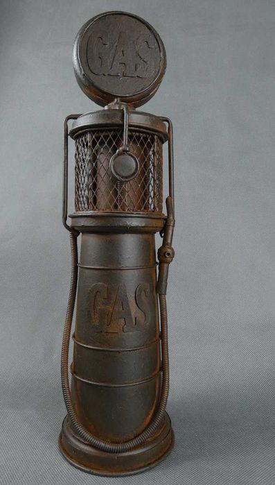 Metalowa STACJA paliw DYSTRYBUTOR 41,5 cm GAZ