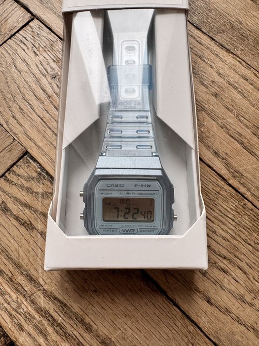 Casio retro jelly baby blue