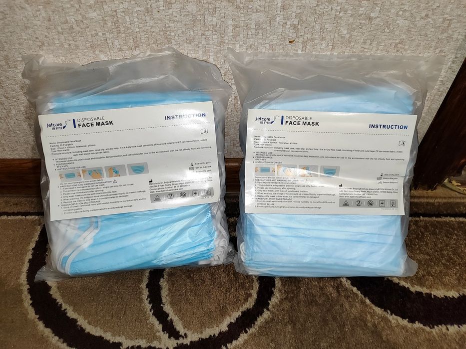 Маски медицинские 50шт. Медична маска. Хорошего качества