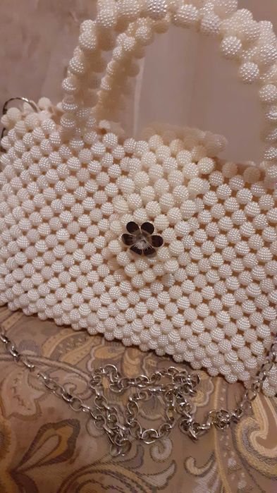 Сумка из бусин ручной работы