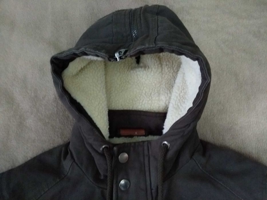 Куртка Zara man, мілітарі, шерпа
