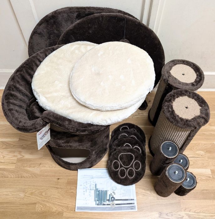 Trixie Drapak dla Kota Seniora Emil Ciemnobrązowy 69x59x96cm DUŻY