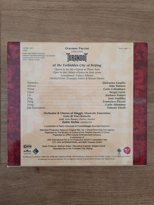 CDS Giacomo Puccini
